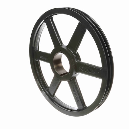 Browning 2 Groove Cast Iron Bushed Bore Multiple Sheave, 2B184R 2B184R